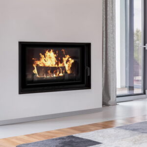 Litoželezni kamin KRATKI WIKTOR 14 kW Ø 180
