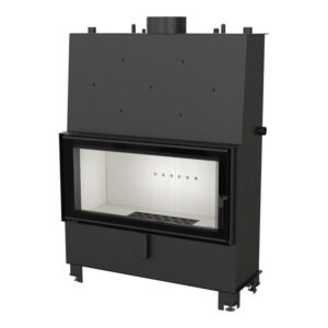 Vodni kamin KRATKI LUCY 20 kW Ø 200 samozapiralna vrata