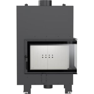 Vodni kamin KRATKI MBM desni 12 kW Ø 180 samozapiralna vrata