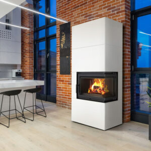 Modularni kamin Box 8 kW Ø 200 Bianco
