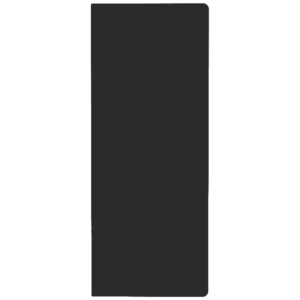 Jekleno podnožje za prostostoječi štedilnik MODEL 7 40x100 cm črne barve