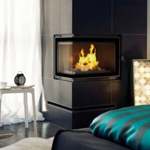 Vodni kamin KRATKI MAJA DECO Levi 8 kW Ø 180