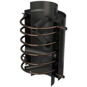 Vodni turbodim s tuljavo