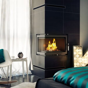 Vodni kamin KRATKI MAJA Levi 8 kW Ø 180