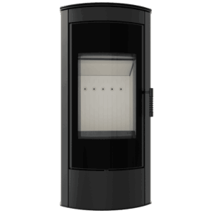 Jeklena peč na drva KRATKI TITAN Panorama Ø 150 11 kW