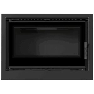 Kamin kaseta KRATKI ARKE 80 12 kW Ø 200 črn thermotec